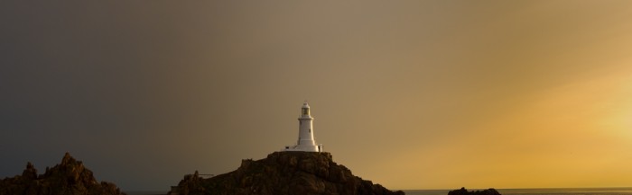 Sunset Jersey Lighthouse